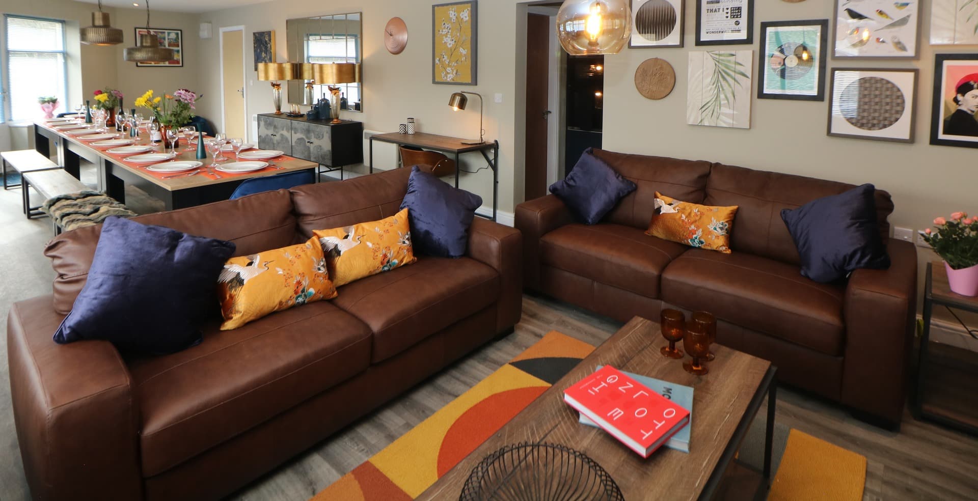 The lounge at The Haven, Winster